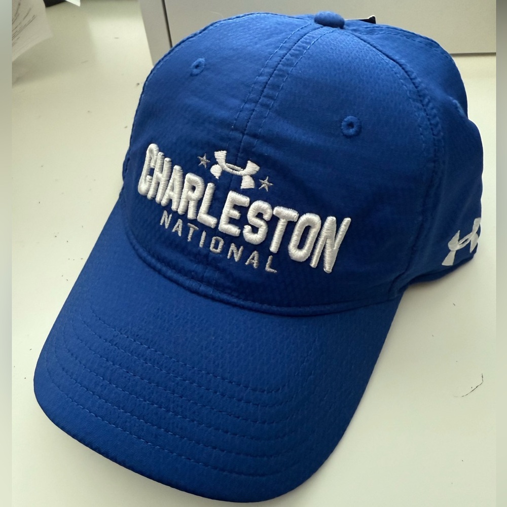 Under Armour Men's UA Heat Gear Strapback Cap Charleston National Logo OSFA